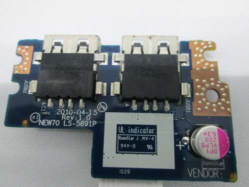 Acer Aspire 5740 USB Board NEW70 LA 5891P